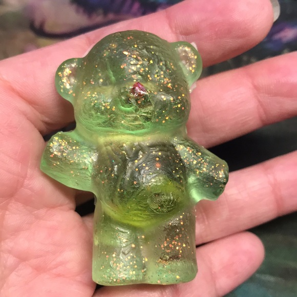 B2 WAMFW Epoxy Bear 🐻 Keychain 😶‍🌫️ Chuck New - Picture 6 of 7